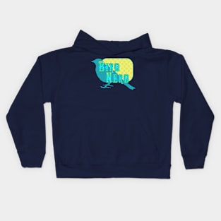 Bird Nerd Vintage Kids Hoodie